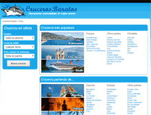 Tablet Screenshot of crucerosbaratos.com